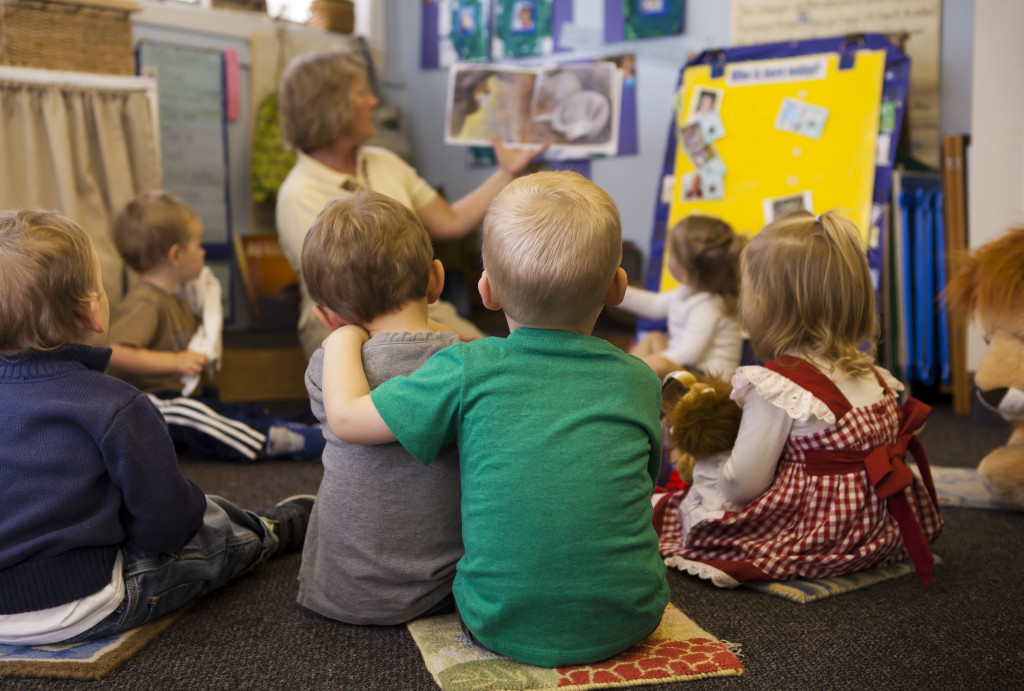 children at circle time