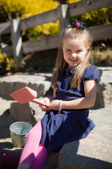 child in sandbox