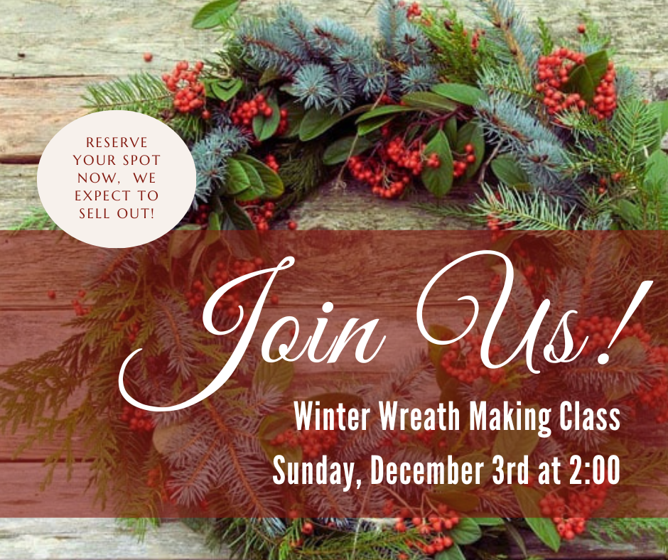 Winter Wreath Making Class 2023