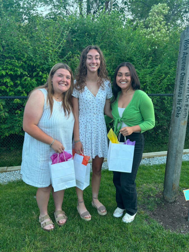 Left to right: Erin Ciarfella, Lindsay Ketelhohn, and Cassie Prechtl